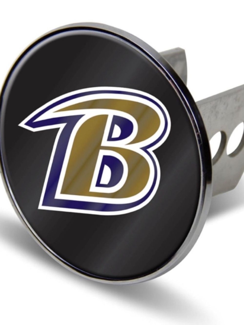 ⭐️NEW⭐️NFL Baltimore Ravens Chrome Hitch Cover